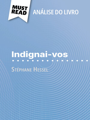 cover image of Indignai-vos de Stéphane Hessel (Análise do livro)
